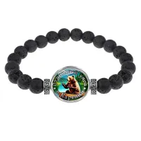 Браслет из лавы, Отличный улов в Карелии C0611003