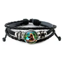 Кожаный браслет, Отличный улов в Карелии C0611012