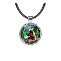 Кулон, цвет серебро, со шнурком, Отличный улов в Карелии C0611027