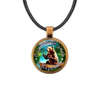 Кулон, цвет бронза, со шнурком, Отличный улов в Карелии C0611029