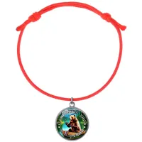 Браслет из красного шнура, Отличный улов в Карелии C0611052