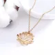 Кулон Лотос на цепочке, цвет золотой BJK099-G