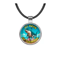 Кулон, цвет серебро, со шнурком, Тралалело Тралала M0101027