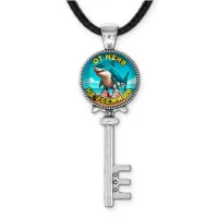 Кулон ключ, цвет серебро, со шнурком, Тралалело Тралала M0101043