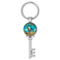 Брелок ключ, цвет серебро, с кольцом для ключей, Тралалело Тралала M0101044