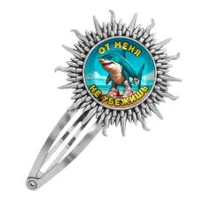 Заколка металлическая, цвет серебро, Тралалело Тралала M0101045