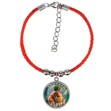 Браслет из красного шнура, Орангутини Ананасини M0102047