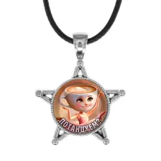 Звезда-кулон, металл, Балерина Капучино M0103064