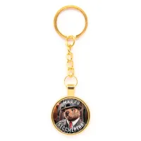 Круглый брелок, цвет золото, с цепочкой, Бобрито Бандито M0104020