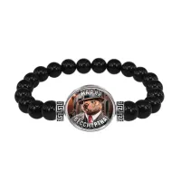 Браслет из черного агата, Бобрито Бандито M0104056