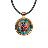 Кулон, цвет золото, со шнурком, Шпиониро Голубиро M0105033