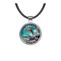 Кулон, цвет серебро, со шнурком, Бомбомбини Гусини M0106027