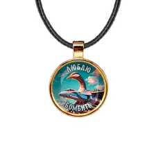 Кулон, цвет золото, со шнурком, Бомбомбини Гусини M0106033