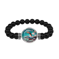 Браслет из черного агата, Бомбомбини Гусини M0106056