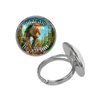 Кольцо металлическое, цвет серебро, Бр Бр Патапим M0107015