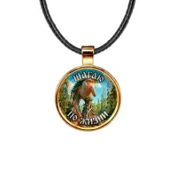 Кулон, цвет золото, со шнурком, Бр Бр Патапим M0107033