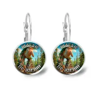 Серьги металлические, Бр Бр Патапим M0107038