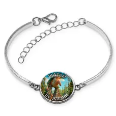 Браслет металлический, цвет серебро, Бр Бр Патапим M0107046