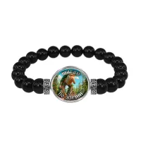 Браслет из черного агата, Бр Бр Патапим M0107056