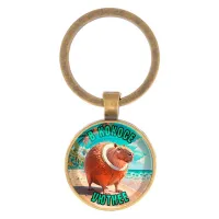 Круглый брелок, цвет бронза, Капиборело Кококсини M0108017