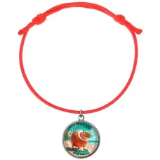 Браслет из красного шнура, Капиборело Кококсини M0108052