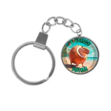 Брелок, нержавеющая сталь, с кольцом для ключей, Капиборело Кококсини M0108061