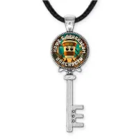 Кулон ключ, цвет серебро, со шнурком, Капучино Ассасино M0109043