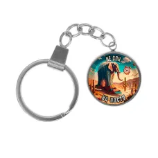 Брелок, нержавеющая сталь, с кольцом для ключей, Лирили Ларила M0111061