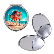 Круглое складное зеркало, цвет серебро, Трулемиро Трулечино M0112016