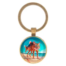 Круглый брелок, цвет бронза, Трулемиро Трулечино M0112017