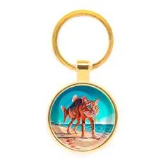 Круглый брелок, цвет золото, Трулемиро Трулечино M0112019