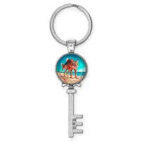 Брелок ключ, цвет серебро, с кольцом для ключей, Трулемиро Трулечино M0112044