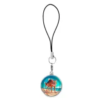 Подвеска для телефона, цвет серебро, со шнурком, Трулемиро Трулечино M0112060