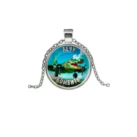 Кулон, цвет серебро, с цепочкой, Крокодило Бомбардиро M0114026