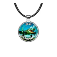 Кулон, цвет серебро, со шнурком, Крокодило Бомбардиро M0114027