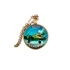 Кулон, цвет бронза, с цепочкой, Крокодило Бомбардиро M0114028