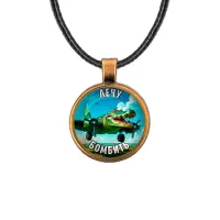 Кулон, цвет бронза, со шнурком, Крокодило Бомбардиро M0114029