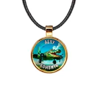 Кулон, цвет золото, со шнурком, Крокодило Бомбардиро M0114033