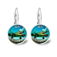 Серьги металлические, Крокодило Бомбардиро M0114038