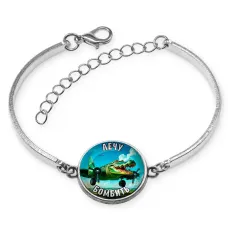 Браслет металлический, цвет серебро, Крокодило Бомбардиро M0114046