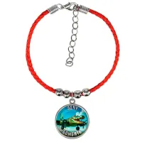 Браслет из красного шнура, Крокодило Бомбардиро M0114047