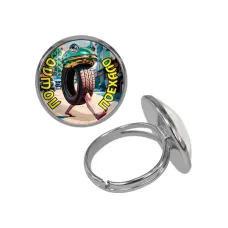 Кольцо металлическое, цвет серебро, Бонека Амбалабу M0115015