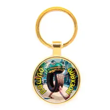 Круглый брелок, цвет золото, Бонека Амбалабу M0115019