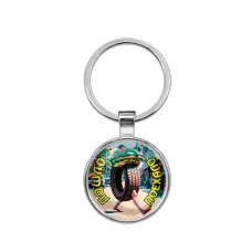 Круглый брелок, цвет серебро, Бонека Амбалабу M0115021