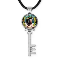 Кулон ключ, цвет серебро, со шнурком, Бонека Амбалабу M0115043