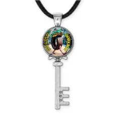 Кулон ключ, цвет серебро, со шнурком, Бонека Амбалабу M0115043