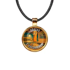 Кулон, цвет золото, со шнурком, Тунг Тунг Тунг Сахур M0116033