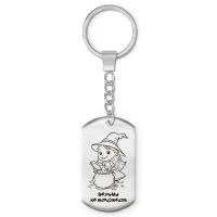 Брелок-жетон Ведьмы не толстеют BKZ-784