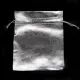 Серебряный блестящий мешочек, 10х12см MS008S-01