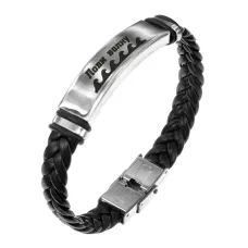 Кожаный браслет Лови волну B0305013